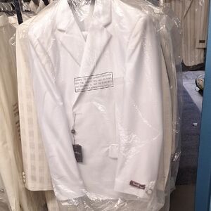 Kids White Formal Suit Set